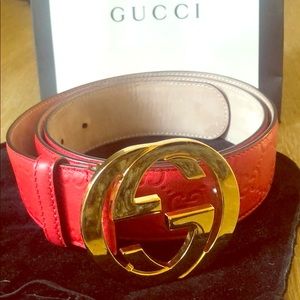 GUCCI INTERLOCKING GG BELT
